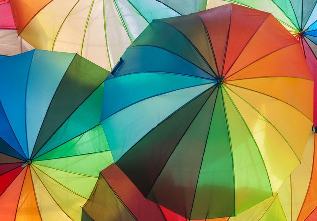 Rainbow umbrellas - Free image #273131