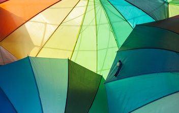 Rainbow umbrellas - Free image #273141