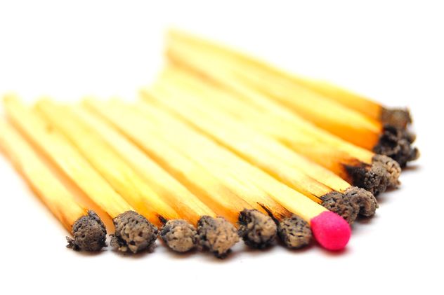 Burned matches and one survived - image gratuit #273191 
