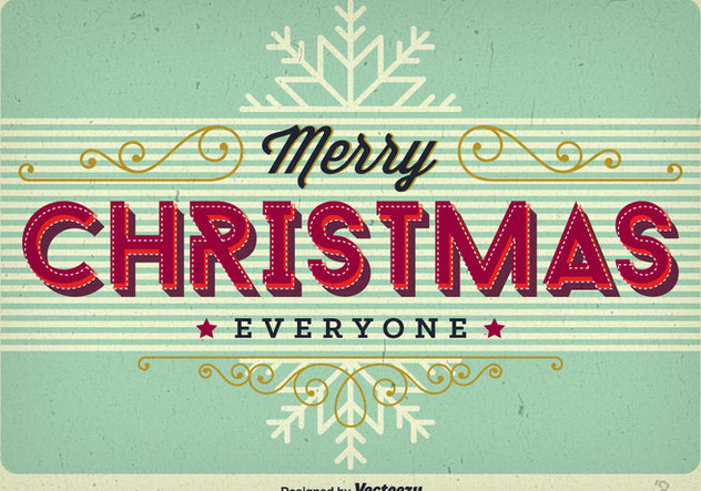 Merry christmas background - Kostenloses vector #273991