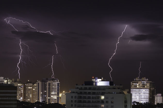 Lighting Storm Over Punta del Este | 140124-3773-jikatu - image gratuit #290751 