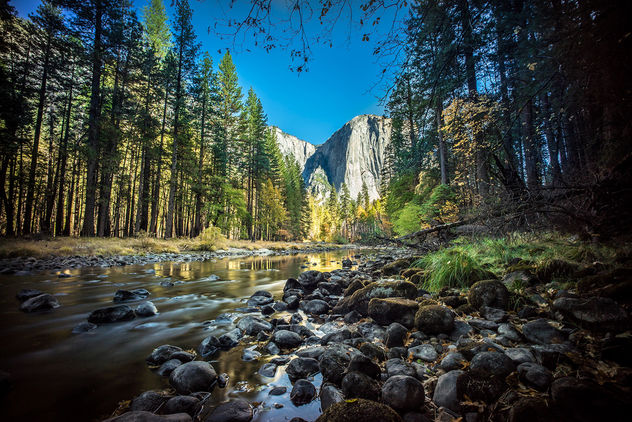 A view of El Capitan, Yosemite National Park, United States - бесплатный image #295001