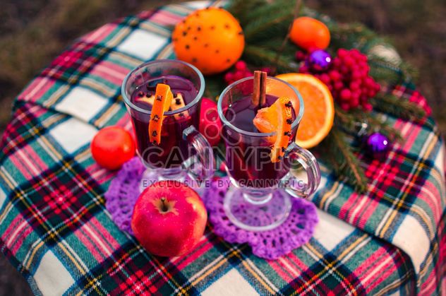 hot mulled wine in beautiful glasses - Free image #297521