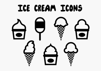 Free Ice Cream Vector Icons - vector #303501 gratis