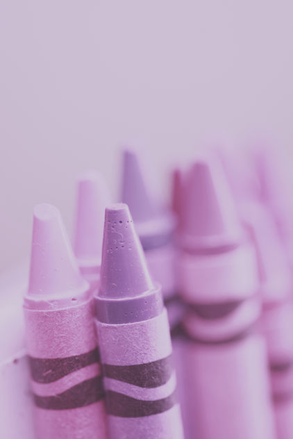 Lavender and Pink Crayons - Free image #308971