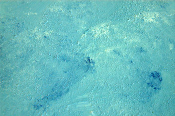turquoise wet paint texture - Free image #310791