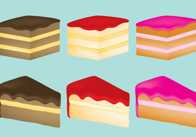 Cake Slices - vector #317491 gratis