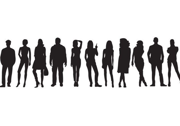 Vector Silhouettes - Free vector #329331