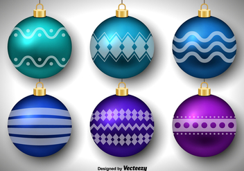 Christmas balls - Free vector #329771