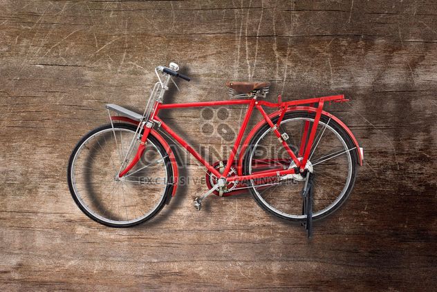 Red vintage bicycle - image #330311 gratis