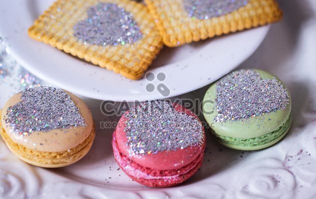 beautiful colorful sweets macaron - image #330871 gratis