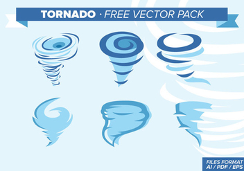 Tornado Illustrations Free Vector Pack - Free vector #331091