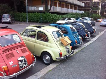 Colorful Fiat 500 cars - Free image #331201