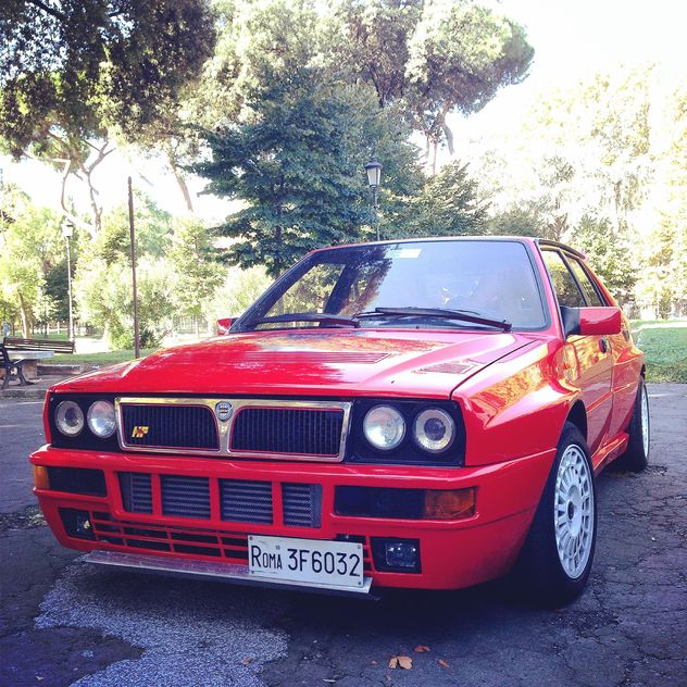 Red Lancia car - Free image #331681