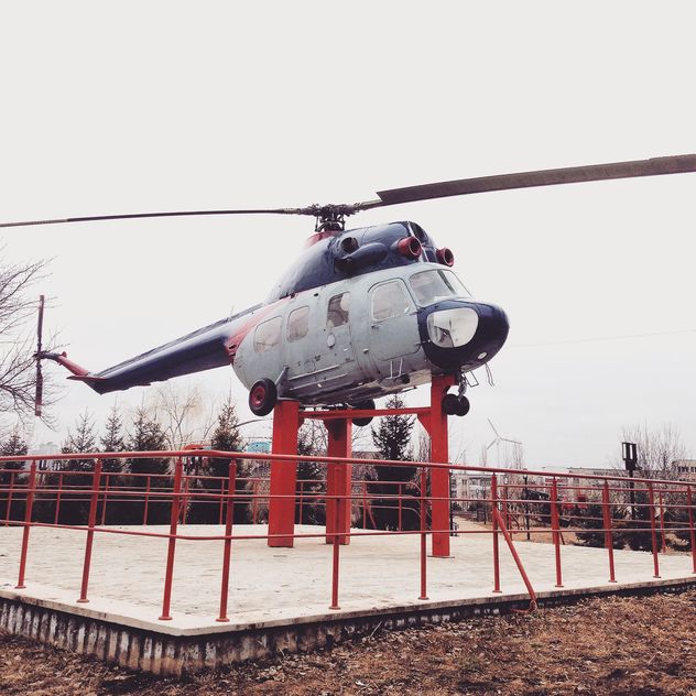 Gray helicopter in Moldova - image #332151 gratis