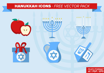 Hanukkah Icons Free Vector Pack - Free vector #332641