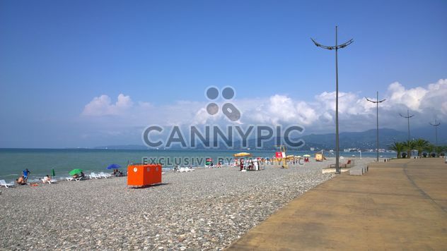Popular beach in Batumi - image #333131 gratis