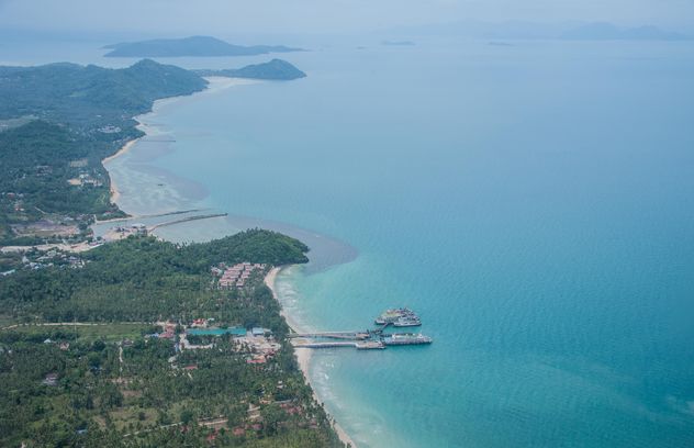 Blue sea of Nopparat beach,Krabi - Free image #333141