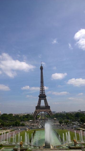 Eiffel Tower from Tracadero in Paris - бесплатный image #334231