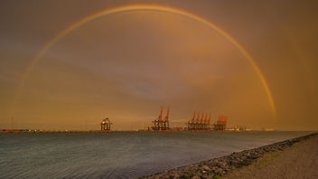 Rainbow - 15 november 2015 - 16:40h - Port of Rotterdam - image gratuit #334531 