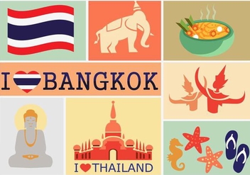 I Love Bangkok - Free vector #334861