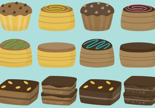 Brownies And Cakes - vector #336951 gratis