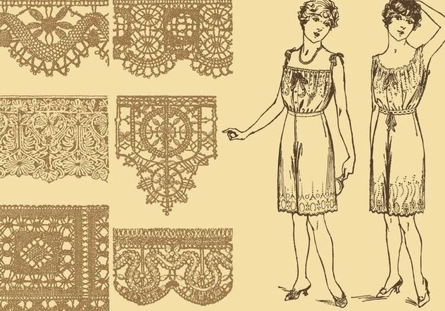 Old Style Laces - vector #337331 gratis