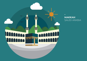 Makkah Kabah Vector - vector gratuit #337651 