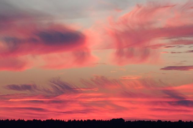 Pink sky at sunset - Kostenloses image #338521