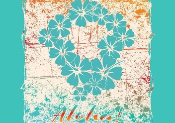 Card Aloha - vector #342351 gratis
