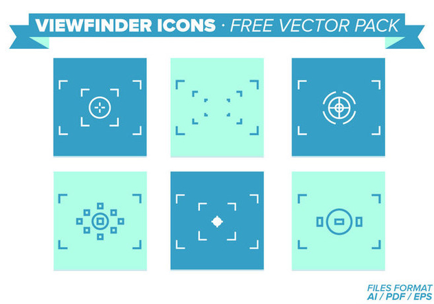 Viewfinder Icons Free Vector Pack - Free vector #343301