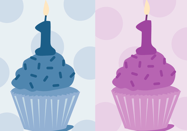 Free First Birthday Vector - Free vector #343311