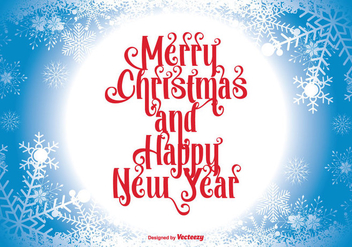Merry Christmas llustration - Free vector #343351
