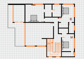 Free Floorplan Vector - Kostenloses vector #344721