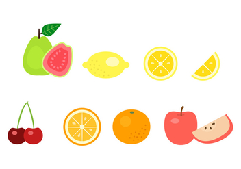 Fruit Icons - vector #348211 gratis