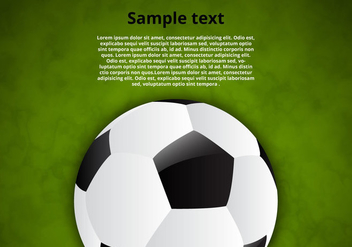 Free Soccer Ball Vector Background - vector #350141 gratis