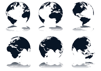 Globe Icon Vectors - Free vector #352561