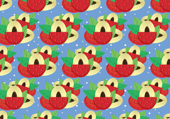 Free Lychee Vector Pattern #1 - Free vector #355321