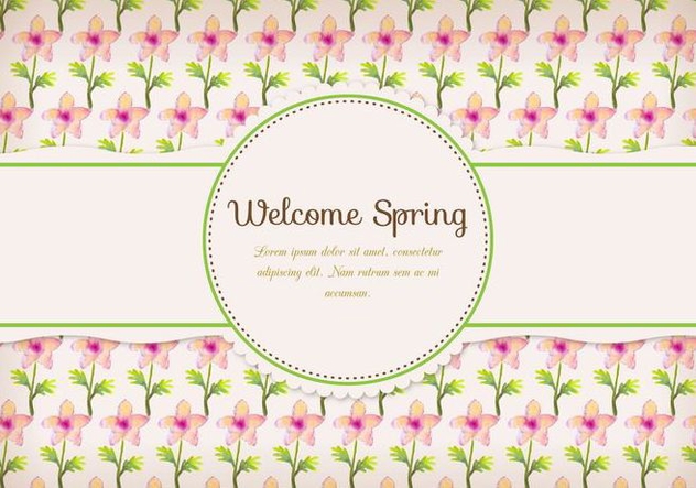 Free Vector Floral Pattern - Free vector #355511