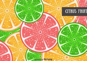 Citrus Fruit Pattern Background - Free vector #356651