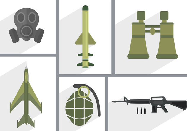 Army Vector Icons - Free vector #361131