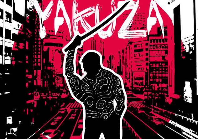 Yakuza Background Illustration Vector - Free vector #361511