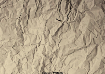 Vector Background of a Crumpled Paper Texture - vector gratuit #361671 