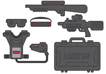 Laser Tag Vector - Free vector #361681
