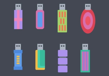 Free Pen Drive Vector Pack - Free vector #362151