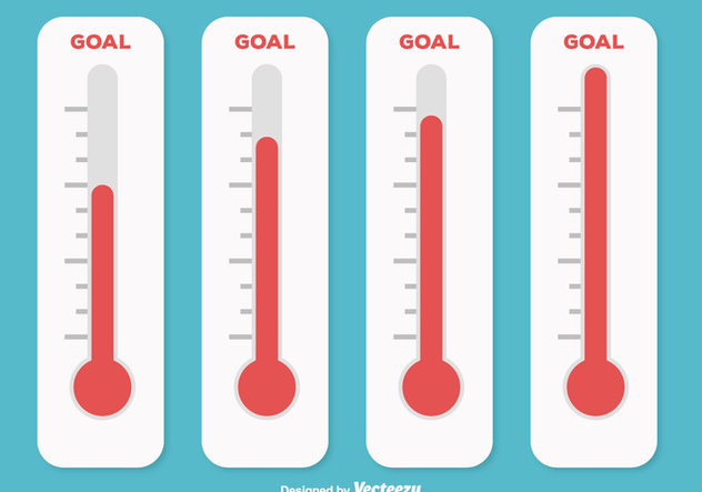 Goal Thermometer Illustration Free Vector Download 362871 Cannypic