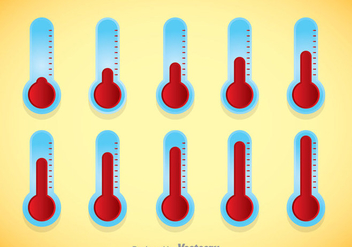 Thermometer Icons - Kostenloses vector #363301