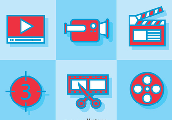 Video Editing icons - vector gratuit #364991 