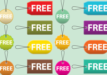 Free Labels Vectors - vector #367161 gratis