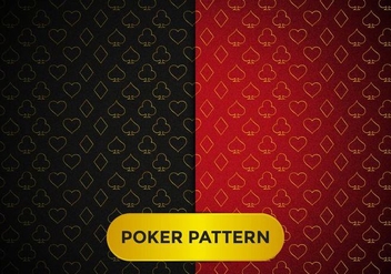 Poker Pattern Elegant Vector - Free vector #369011